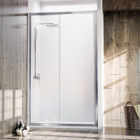 Душевая дверь раздвижная  VN72-120-01-C4 1200x1900 Цвет профиля Хром Стекло Прозрачное Veconi