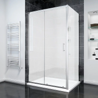 Душевой угол раздвижной прямоугольный RV055M-10090-07-C8 1000х900х1950 Цвет профиля Хром Стекло Матовое Veconi
