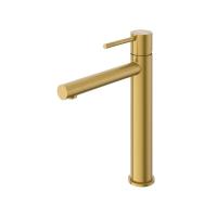Смеситель для накладной раковины  без донного клапана RELAX-LC2-BORO-W0 брашированное золото   Cezares