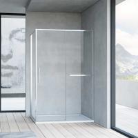 Душевой уголок квадратный/прямоугольный Slim Soft VSR-1SS9013CL 1300x900x2000 цвет хром стекло прозрачное Vincea