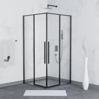 Душевой уголок RGW SV-31B квадратный  90*90*195 32323199-14 профиль Чёрный стекло Прозрачное 6 мм RGW