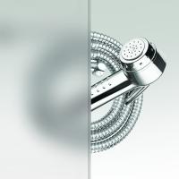 Душевой уголок RGW PA-76 (PA-016 + Z-050-2) прямоугольный  130* 90*195 35087639-21 профиль Хром стекло Матовое 6 мм RGW